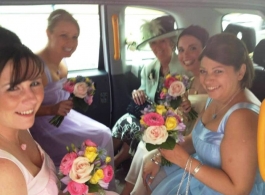 London Cab for weddings in Knutsford